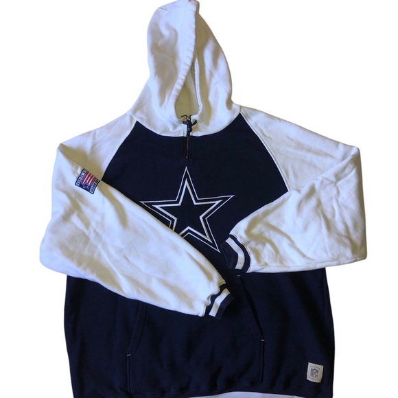 Reebok Vintage Gridiron Classic Dallas Cowboys Hoodie NFL - Picture 1 of 6